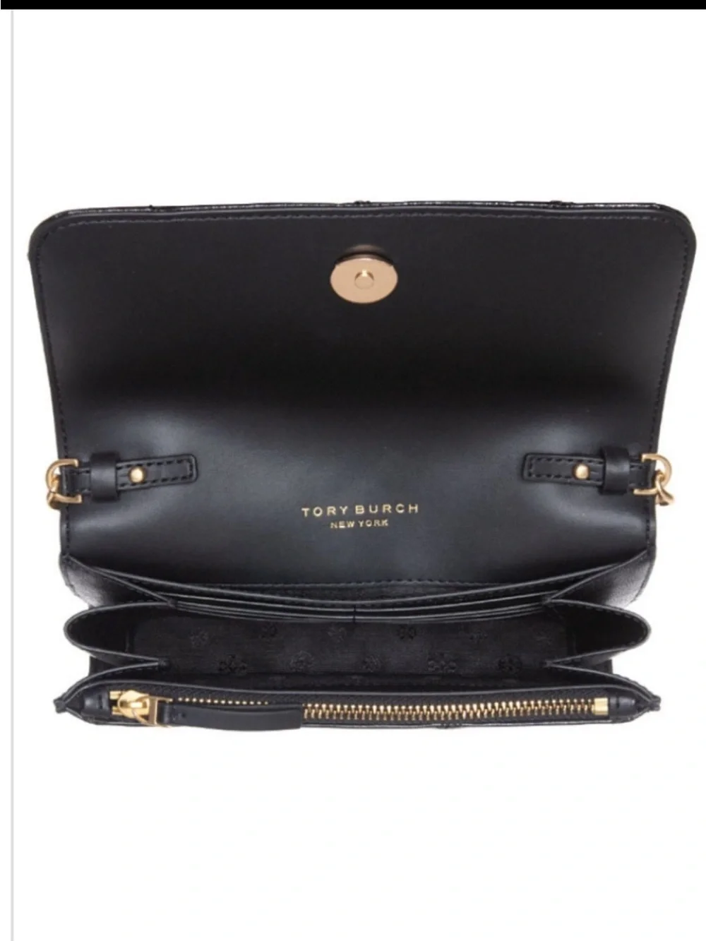 Tory Burch Crossbody Bag Woc Wallet On Chain Willa Quilted Leather